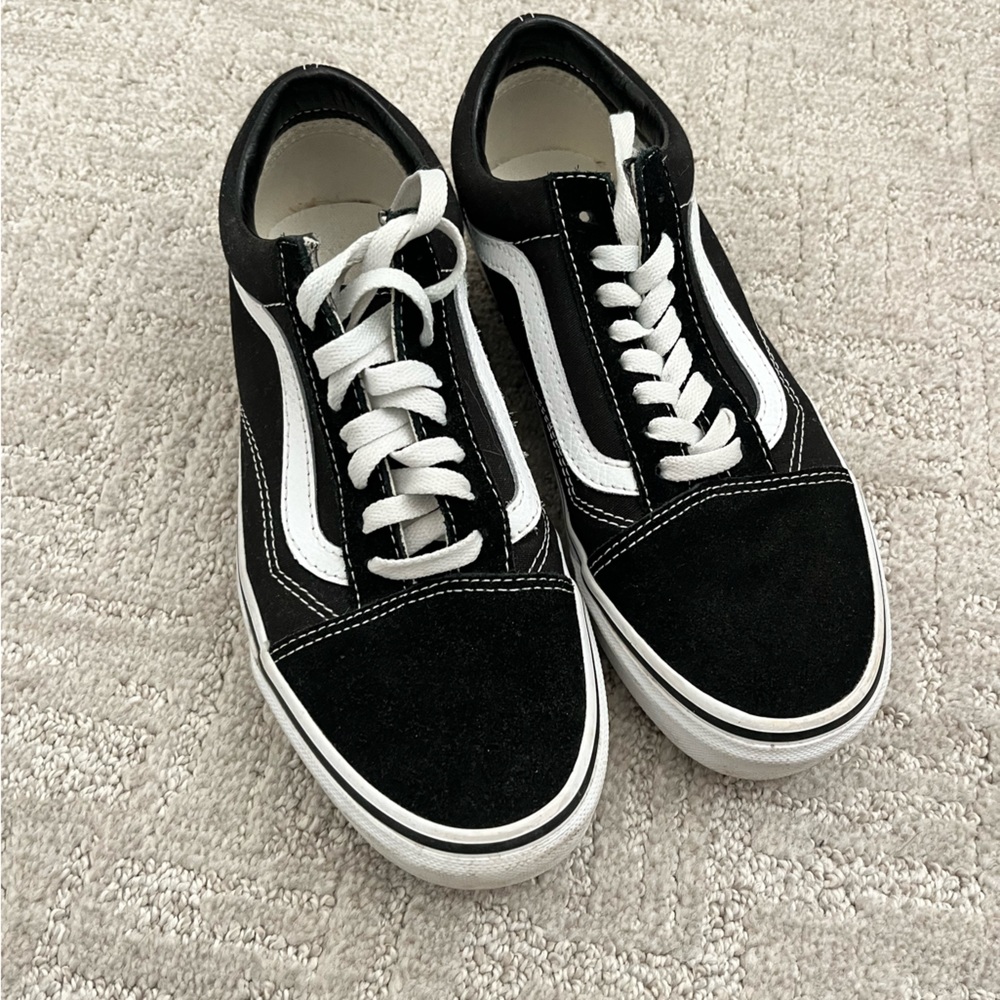 Vans Black and White Sneakers